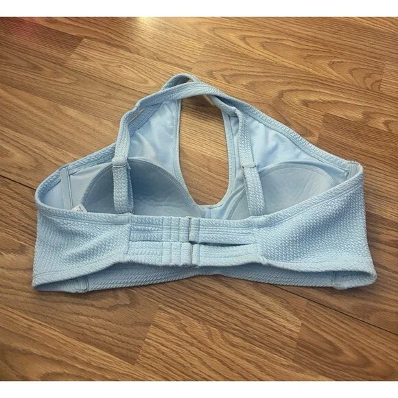 Wild Fable Textured Light Blue Bikini Set Size 1X - Picture 5 of 8